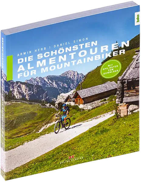Buch über die schönsten Almentouren für Mountainbiker in den Alpen