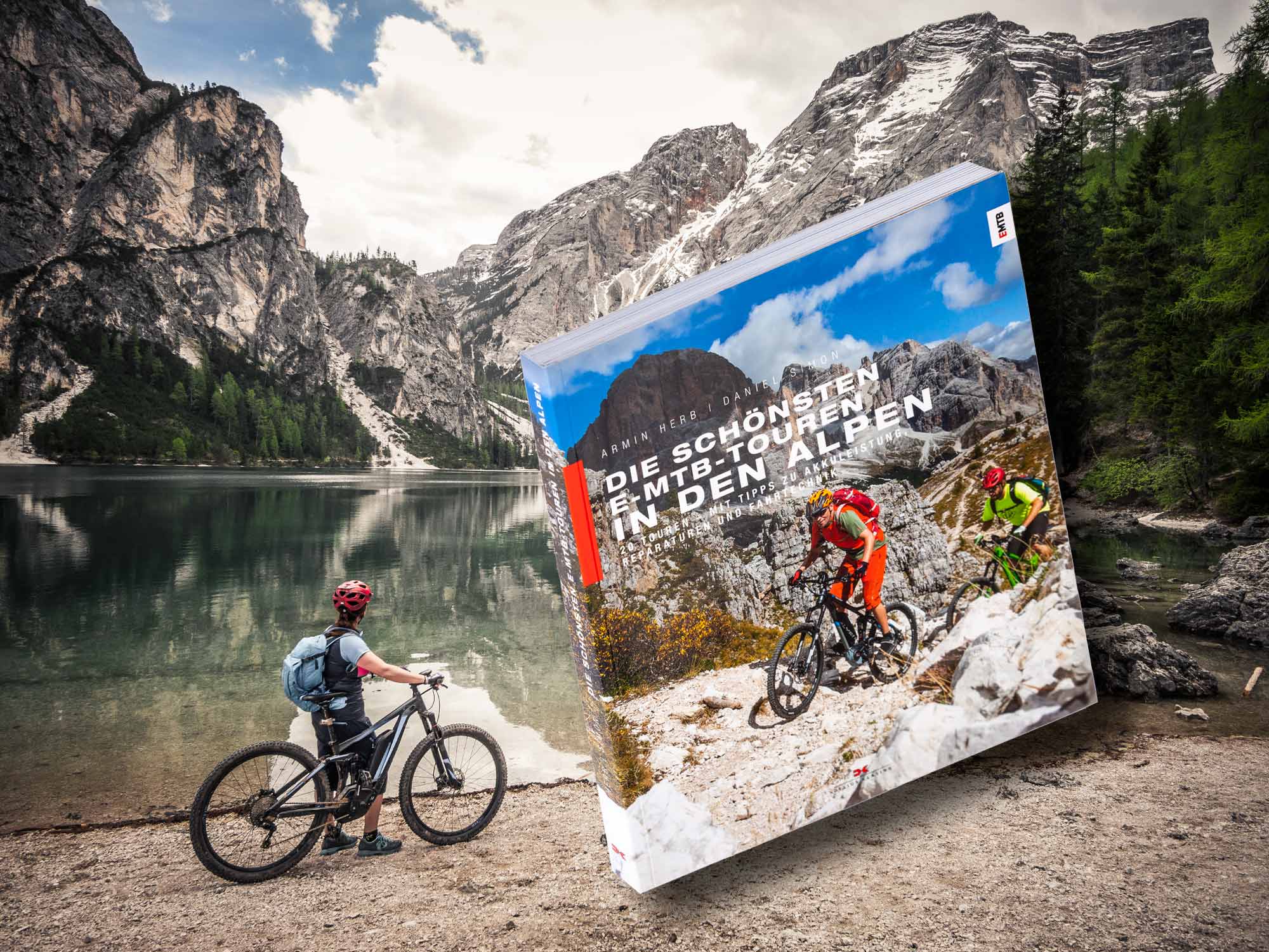 Buch – Die schönsten E-MTB-Touren in den Alpen von Daniel Simon und Armin Herb